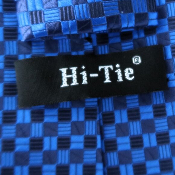 JF and Hi-Tie Shades of Blue Neck Ties Set of Two - Picture 2 of 8